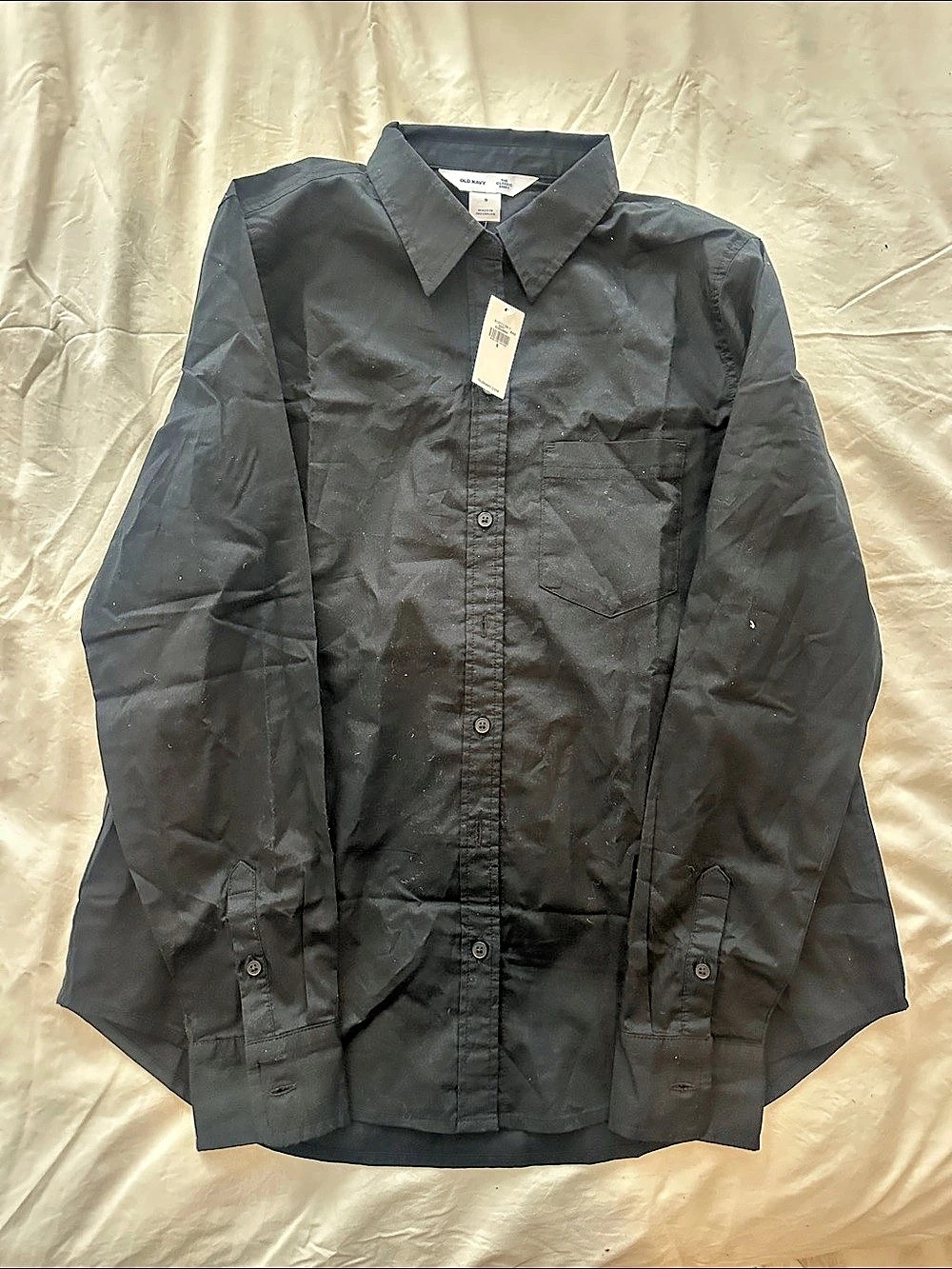 Old Navy  Casual Button-Down Shirt in Black Size Small NWT